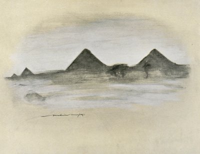 The Pyramids by Mortimer Ludington Menpes